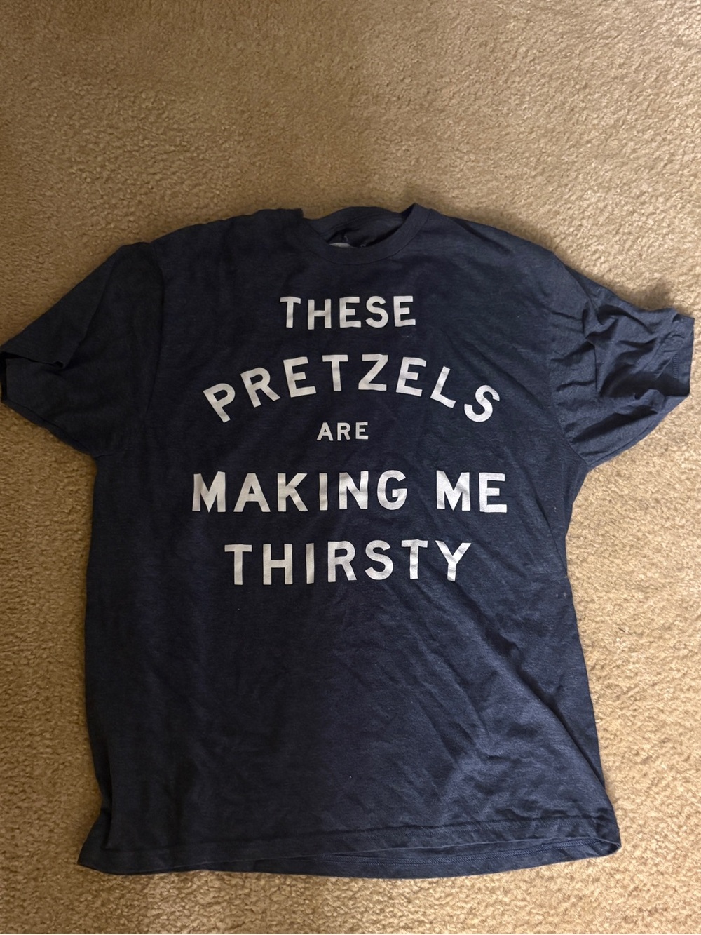 Seinfeld Kramer Graphic Tee - 'These Pretzels Are Making Me Thirsty'